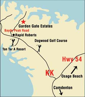 Map Map to Garden Gate Estates