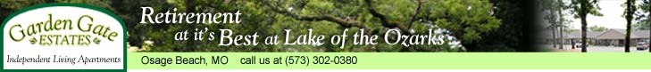 Garden Gate Estates Retirement Apartments, Osage Beach, Lake of the Ozarks, MO